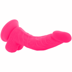 DIVERSIA - DILDO REALÍSTICO FLEXIBLE CON VIBRACIÓN ROSA 21.5 CM -O- 4.5 CM - piKanteo | Despierta tu lado más piKante