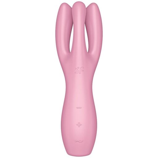 SATISFYER - THREESOME 3 VIBRADOR ROSA - Imagen 2