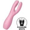 SATISFYER - THREESOME 3 VIBRADOR ROSA - piKanteo | Despierta tu lado más piKante