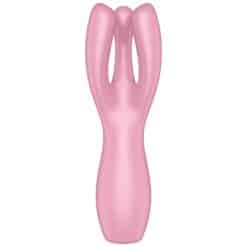 SATISFYER - THREESOME 3 VIBRADOR ROSA - piKanteo | Despierta tu lado más piKante