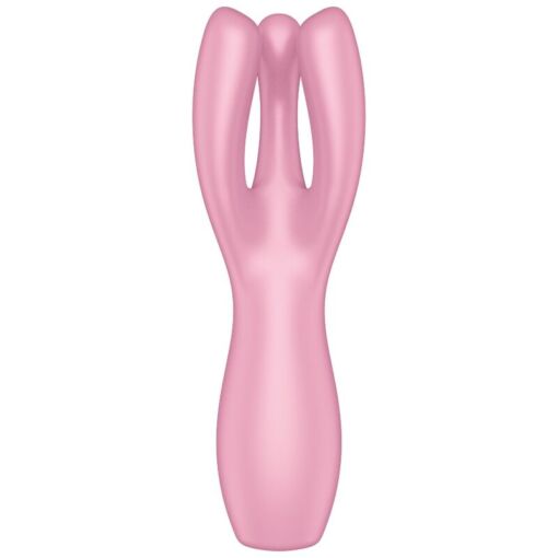 SATISFYER - THREESOME 3 VIBRADOR ROSA - Imagen 3