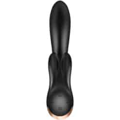 SATISFYER - DOUBLE FLEX VIBRADOR APP NEGRO - piKanteo | Despierta tu lado más piKante