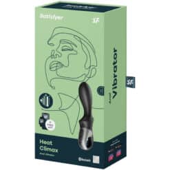 SATISFYER - HEAT CLIMAX VIBRADOR ANAL APP NEGRO - piKanteo | Despierta tu lado más piKante