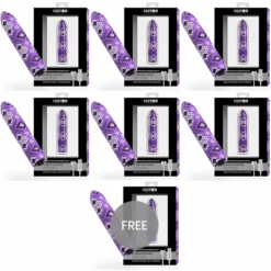 Alternative view of CUSTOM BULLETS - BALA RECARGABLE SNAKE LILA 10 INTENSIDADES 6 + 1 GRATIS