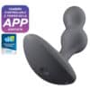 SATISFYER - DEEP DIVER PLUG VIBRADOR APP GRIS - piKanteo | Despierta tu lado más piKante