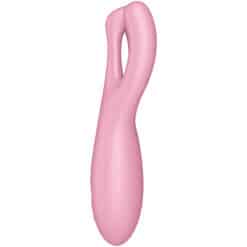 SATISFYER - THREESOME 4 VIBRADOR APP ROSA - piKanteo | Despierta tu lado más piKante