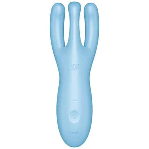 SATISFYER - THREESOME 4 VIBRADOR APP AZUL - Imagen 2