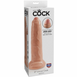 KING COCK - DILDO REALÍSTICO UNCUT NATURAL 23 CM - piKanteo | Despierta tu lado más piKante