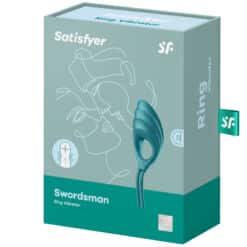 SATISFYER - SWORDSMAN ANILLO VIBRADOR VERDE - piKanteo | Despierta tu lado más piKante