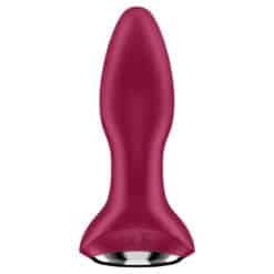 SATISFYER - ROTATOR PLUG 2+ PLUG VIBRADOR APP ROJO - piKanteo | Despierta tu lado más piKante