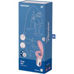 SATISFYER - HUG ME VIBRADOR RABBIT APP ROSA - piKanteo | Despierta tu lado más piKante