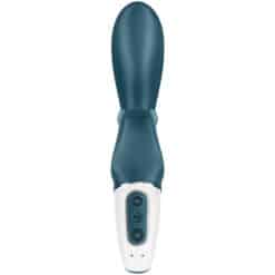 SATISFYER - HUG ME VIBRADOR RABBIT APP AZUL - piKanteo | Despierta tu lado más piKante