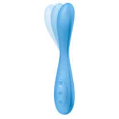 Alternative view of SATISFYER - G-SPOT FLEX 4+ MULTI VIBRADOR APP AZUL