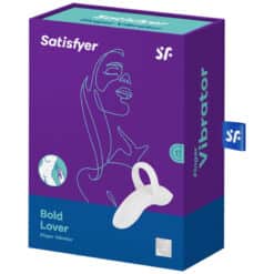 SATISFYER - BOLD LOVER DEDAL VIBRADOR BLANCO - piKanteo | Despierta tu lado más piKante