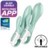 SATISFYER - AIR PUMP BUNNY 5+ VIBRADOR RABBIT INFLABLE APP VERDE - piKanteo | Despierta tu lado más piKante