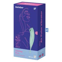 SATISFYER - TWIRLING PRO+ ESTIMULADOR Y VIBRADOR APP VERDE - piKanteo | Despierta tu lado más piKante