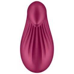 SATISFYER - DIPPING DELIGHT VIBRADOR LAY-ON ROJO - piKanteo | Despierta tu lado más piKante
