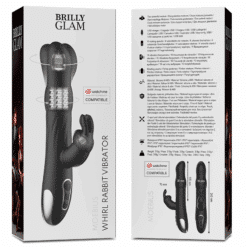 BRILLY GLAM - MOEBIUS RABBIT VIBRATOR & ROTATOR COMPATIBLE CON WATCHME WIRELESS TECHNOLOGY - piKanteo | Despierta tu lado más piKante