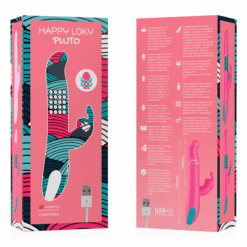 HAPPY LOKY - PLUTO RABBIT VIBRATOR & ROTATOR COMPATIBLE CON WATCHME WIRELESS TECHNOLOGY - piKanteo | Despierta tu lado más piKante