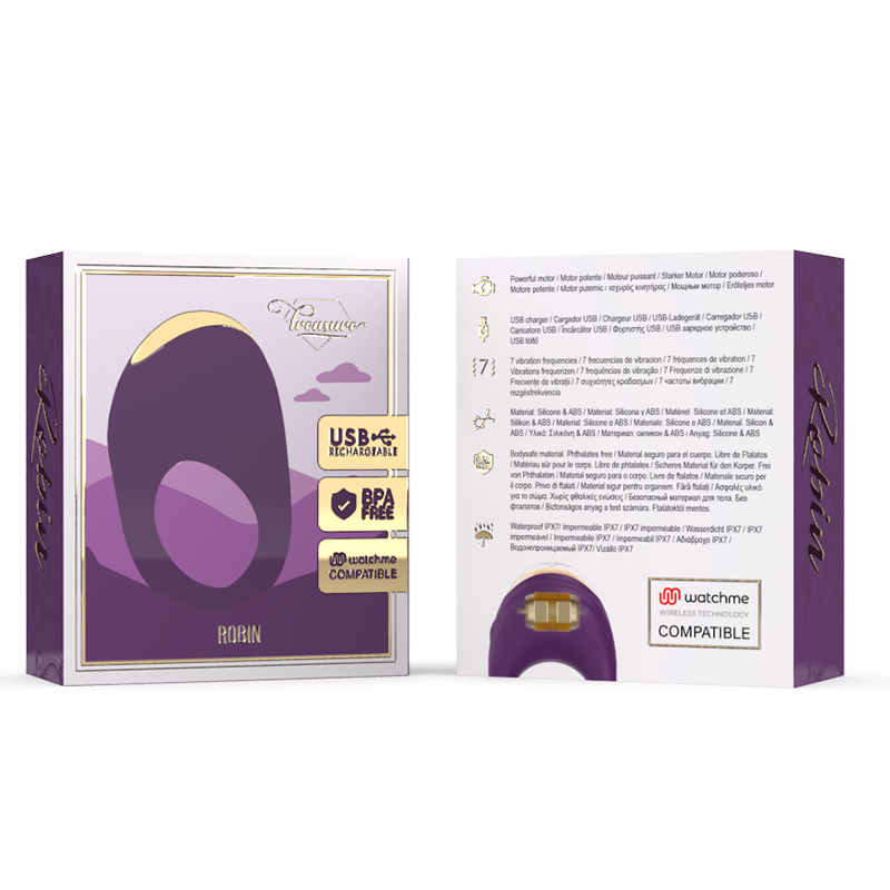 Alternative view of TREASURE - ROBIN VIBRATING RING COMPATIBLE CON WATCHME WIRELESS TECHNOLOGY