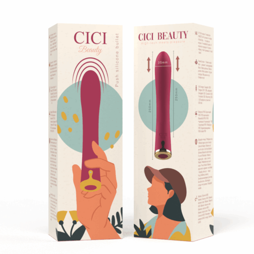 CICI BEAUTY - VIBRADOR PREMIUM SILICONE UP & DOWN - Imagen 7
