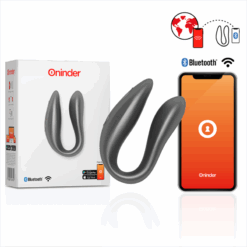 ONINDER - LISBOA ESTIMULADOR PUNTO G & CLÖTORIS NEGRO - APP GRATUITA