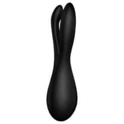 SATISFYER - THREESOME 2 VIBRADOR NEGRO - piKanteo | Despierta tu lado más piKante