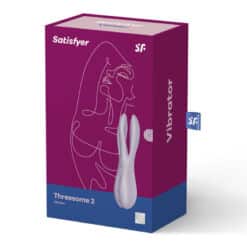 SATISFYER - THREESOME 2 VIBRADOR VIOLETA - piKanteo | Despierta tu lado más piKante