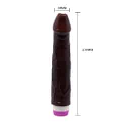 BAILE - WAVES OF PLEASURE VIBRADOR 23 CM MARRÓN - piKanteo | Despierta tu lado más piKante