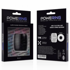 POWERING - SUPER FLEXIBLE Y RESISTENTE ANILLO PENE 5 CM PR11 NEGRO - piKanteo | Despierta tu lado más piKante