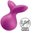 SATISFYER - VIVA LA VULVA 3 VIBRADOR LAY-ON VIOLETA - piKanteo | Despierta tu lado más piKante