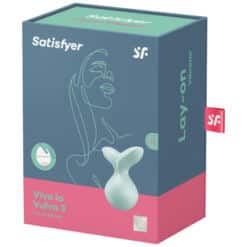 SATISFYER - VIVA LA VULVA 3 VIBRADOR LAY-ON VERDE - piKanteo | Despierta tu lado más piKante