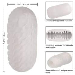 Alternative view of CALEXOTICS - REVERSIBLE RIBBED STROKER