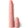 FANTASY X- TENSIONS - PIPEDREAMS SLEEVE 20,32 CM + 5,00 CM INCH PLUG SKIN - piKanteo | Despierta tu lado más piKante