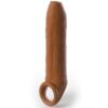 PIPEDREAMS - SLEEVE UNCUT 17,78 CM W STRAP CARAMEL - piKanteo | Despierta tu lado más piKante