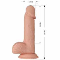 BAILE - BEAUTIFUL ENCOUNTER CATOBLEPAS DILDO REALÍSTICO FLEXIBLE 20.6 CM NATURAL - piKanteo | Despierta tu lado más piKante