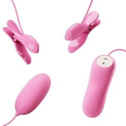 PRETTY LOVE - PINZAS CON VIBRACIÓN Y ELETROSHOCK ROSA - piKanteo | Despierta tu lado más piKante