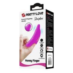 PRETTY LOVE - DELPHINI PODEROSO ESTIMULADOR DE DEDO MORADO - piKanteo | Despierta tu lado más piKante