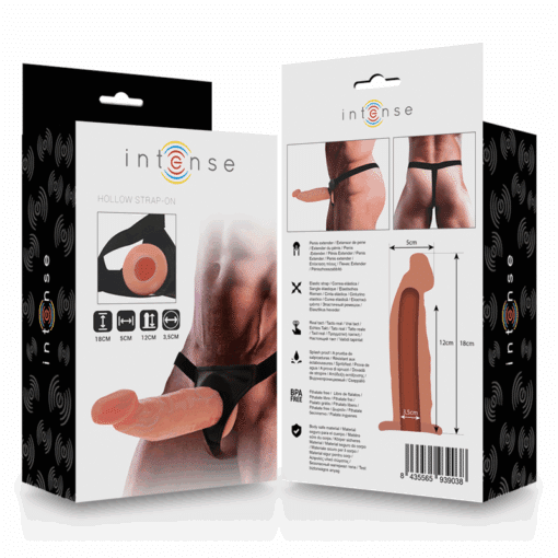 INTENSE - ARNÉS HUECO CON DILDO 18 X 3.5 CM - Imagen 8