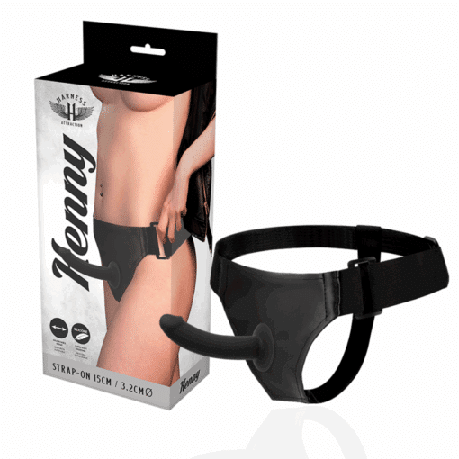 HARNESS ATTRACTION - ARNÉS  SILICONA KENNY 15 CM -O- 3.2 CM