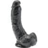 GET REAL - DILDO 20,5 CM CON TESTÍCULOS NEGRO - piKanteo | Despierta tu lado más piKante