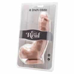 GET REAL - DILDO 20,5 CM CON TESTÍCULOS NATURAL - piKanteo | Despierta tu lado más piKante