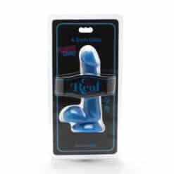 Alternative view of GET REAL - HAPPY DICKS DILDO 12 CM CON TESTÍCULOS AZUL