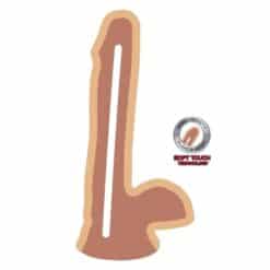GET REAL - DUAL DENSITY DILDO 17 CM CON TESTÍCULOS NATURAL - piKanteo | Despierta tu lado más piKante