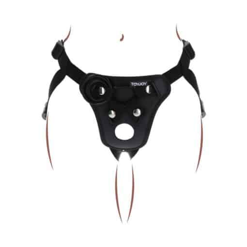 GET REAL - STRAP-ON PLEASURE HARNÉS NEGRO - Imagen 4