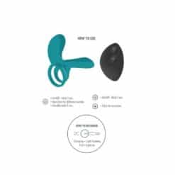 XOCOON - ANILLO VIBRADOR PARA PAREJAS VERDE - piKanteo | Despierta tu lado más piKante