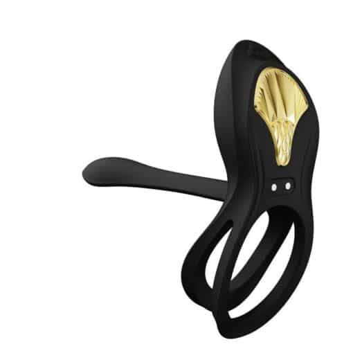 ZALO - BAYEK ANILLO VIBRADOR CONTROL REMOTO PAREJAS NEGRO - Imagen 8