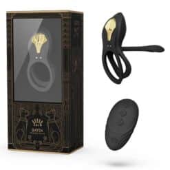 ZALO - BAYEK ANILLO VIBRADOR CONTROL REMOTO PAREJAS NEGRO - piKanteo | Despierta tu lado más piKante