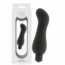 DOLCE VITA - G-SPOT VIBRADOR SILICONA NEGRO