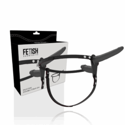 Alternative view of FETISH SUBMISSIVE HARNESS - DOBLE PENETRACIÓN NEGRO